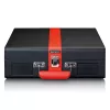 Belt-drive audio turntable Lenco TT-110 Black Red Semi Automatic