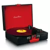 Belt-drive audio turntable Lenco TT-110 Black Red Semi Automatic