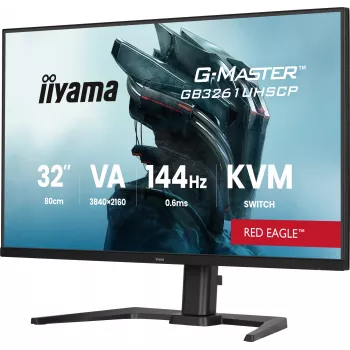 iiyama G-MASTER GB3261UHSCP-B1 computer monitor 80 cm (31.5 inch) 3840 x 2160 pixels 4K Ultra HD LED Black