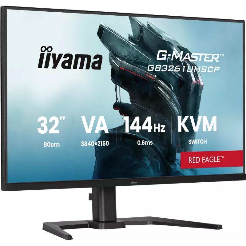 iiyama G-MASTER GB3261UHSCP-B1 computer monitor 80 cm (31.5 inch) 3840 x 2160 pixels 4K Ultra HD LED Black