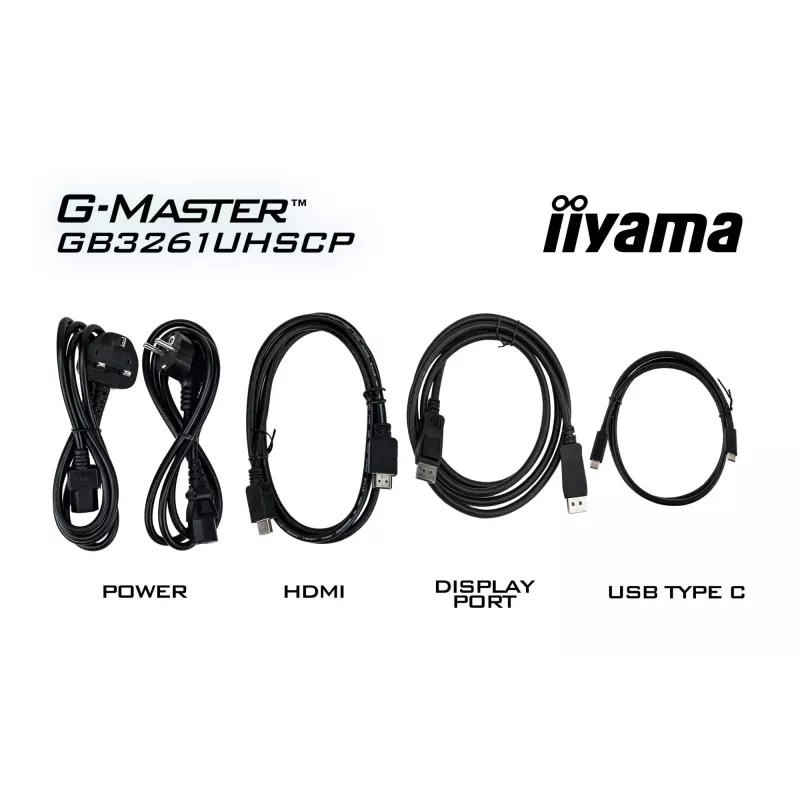 iiyama G-MASTER GB3261UHSCP-B1 computer monitor 80 cm (31.5 inch) 3840 x 2160 pixels 4K Ultra HD LED Black