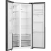 Gorenje Side by Side Fridge NRS917E41BXWD, Freestanding, American Door, Black, 2 Doors, Touch, LED