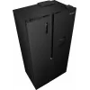 Gorenje Side by Side Fridge NRS917E41BXWD, Freestanding, American Door, Black, 2 Doors, Touch, LED