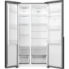 Gorenje Side by Side Fridge NRS917E41BXWD, Freestanding, American Door, Black, 2 Doors, Touch, LED