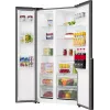 Gorenje Side by Side Fridge NRS917E41BXWD, Freestanding, American Door, Black, 2 Doors, Touch, LED
