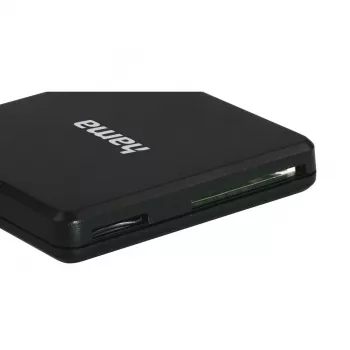 Hama USB 3.0 Multi-Card Reader, SD/microSD/CF, black
