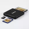 Hama USB 3.0 Multi-Card Reader, SD/microSD/CF, black