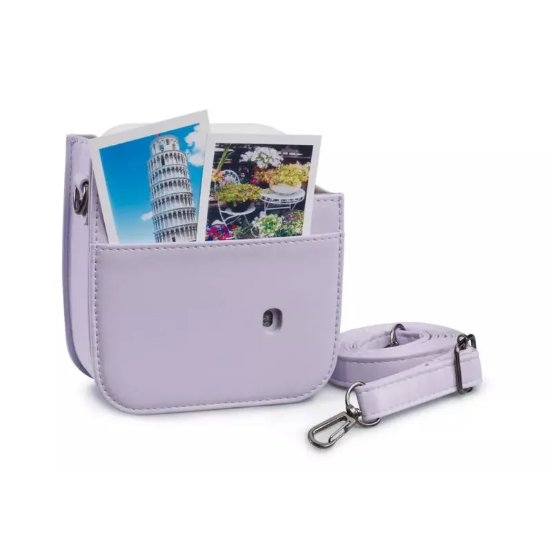 Body case Cullmann RIO Fit 120 for Fujifilm Instax mini 12, lilac, shoulder strap, 1 exterior pocket
