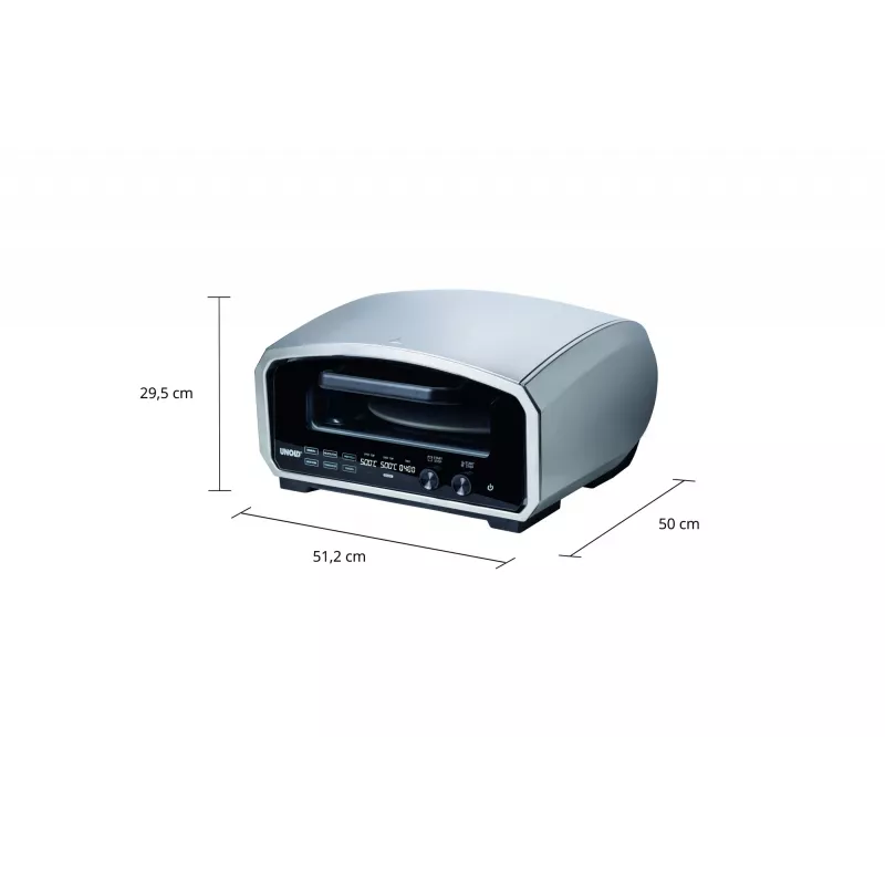 Unold Pizzaofen Enzo 68916 pizza maker/oven 1 pizza(s) 2100 W Stainless steel
