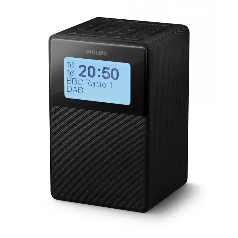 Digital alarm clock Philips TAR5100/10 Black 12/24h LCD Bluetooth