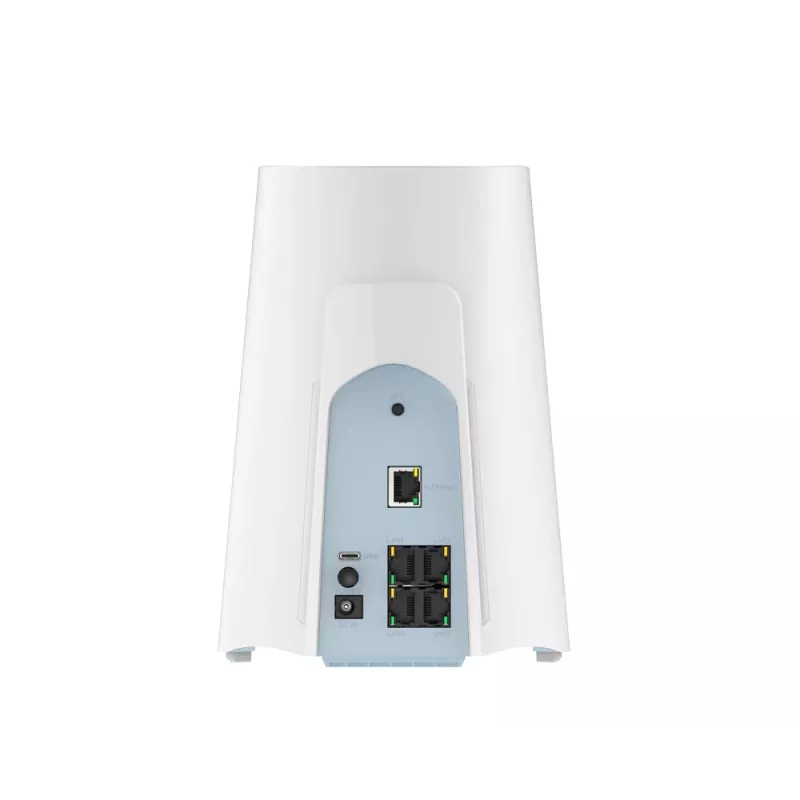 D-Link AX6000 Wi-Fi 6 SOHO Router, Wi-Fi 6E (802.11ax), Dual-band (2.4 GHz / 5 GHz), Ethernet LAN, White, Tabletop router
