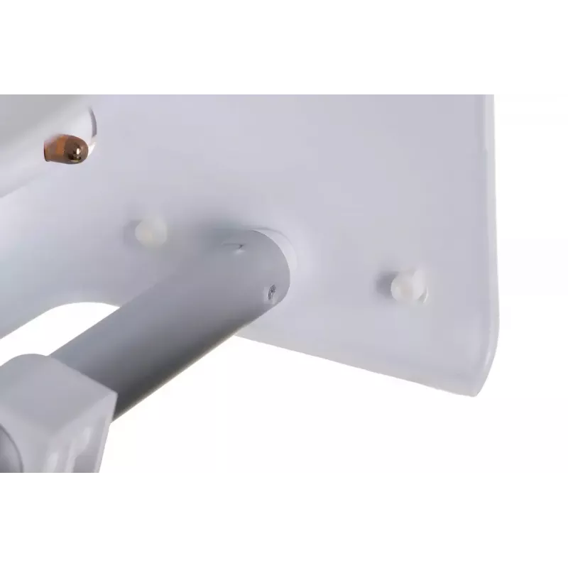 Raised toilet seat with arm supports ActionMed NT200AM — white, width 560 mm, max user weight 136 kg, lockable, assisted height adjustment