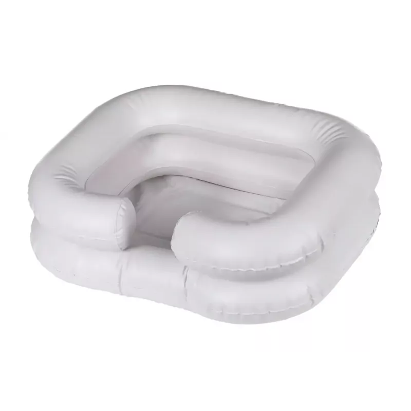 Inflatable washing basin ActionMed PM100AM — rectangular hygiene and rehabilitation bowl with pump, white