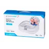 Inflatable washing basin ActionMed PM100AM — rectangular hygiene and rehabilitation bowl with pump, white