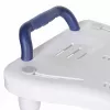 Bath bench ActionMed LW400AM 2-in-1 with swivel transfer disc, white, moisture-resistant, ergonomic seat, hanger hole