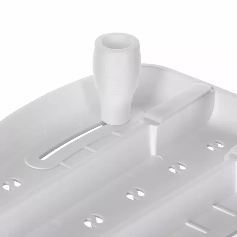 Bath bench ActionMed LW400AM 2-in-1 with swivel transfer disc, white, moisture-resistant, ergonomic seat, hanger hole