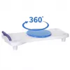 Bath bench ActionMed LW400AM 2-in-1 with swivel transfer disc, white, moisture-resistant, ergonomic seat, hanger hole