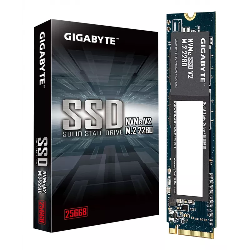 GIGABYTE G3NVMEV2256G internal solid state drive 256 GB M.2 PCI Express 3.0 NVMe 3D TLC NAND