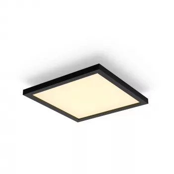Philips Aurelle Square Panel, Smart ceiling light, Bluetooth/Zigbee, Black, LED, Aluminium, Variable