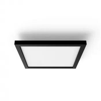 Philips Aurelle Square Panel, Smart ceiling light, Bluetooth/Zigbee, Black, LED, Aluminium, Variable