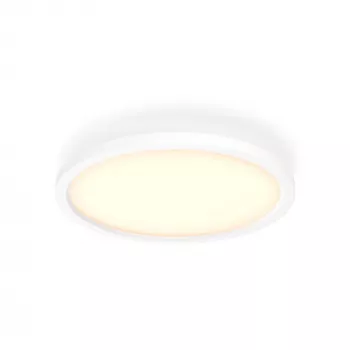 Philips Aurelle Hue Round Panel Light, Smart ceiling light, Bluetooth/Zigbee, White, LED, Aluminium, Variable