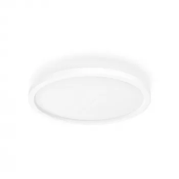 Philips Aurelle Hue Round Panel Light, Smart ceiling light, Bluetooth/Zigbee, White, LED, Aluminium, Variable