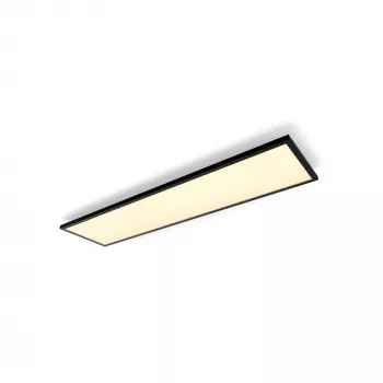 Smart ceiling light Signify Philips Aurelle Rectangle Panel — Bluetooth/Zigbee, 1200×300×48 mm, black