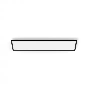 Smart ceiling light Signify Philips Aurelle Rectangle Panel — Bluetooth/Zigbee, 1200×300×48 mm, black