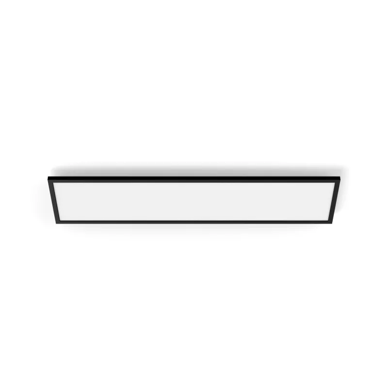 Smart ceiling light Signify Philips Aurelle Rectangle Panel — Bluetooth/Zigbee, 1200×300×48 mm, black