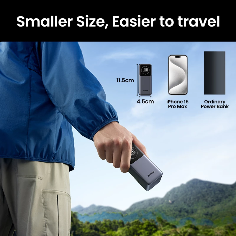 Portable Power Bank Ugreen 12000mAh 100W Fast Charging