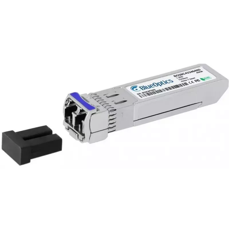 Fiber optic SFP transceiver BlueOptics AT-SPBD40DUAL-14-BO, cSFP interface, LC connector, aluminium