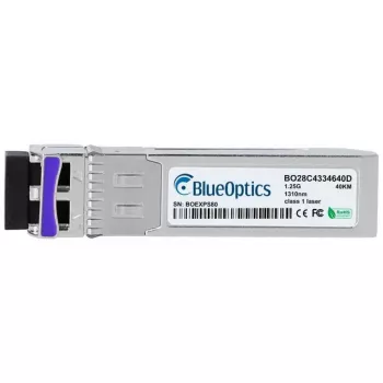 Fiber optic SFP transceiver BlueOptics AT-SPBD40DUAL-14-BO, cSFP interface, LC connector, aluminium