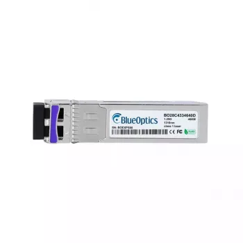 Fiber optic SFP transceiver BlueOptics BO28C4334640D-BO, LC connector, aluminium, 0.02 kg