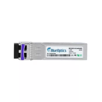 cSFP fiber optic transceiver BlueOptics CSFP-GE-FE-BIDI4-BO 1250 Mbit/s, silver, MTBF 1,000,000 h