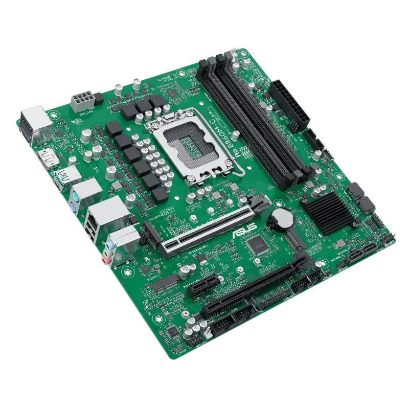 Motherboard ASUS PRO B860M-C-CSM — Intel B860, LGA 1851 (Socket V1), Micro ATX, 4× DIMM DDR5, 256 GB max