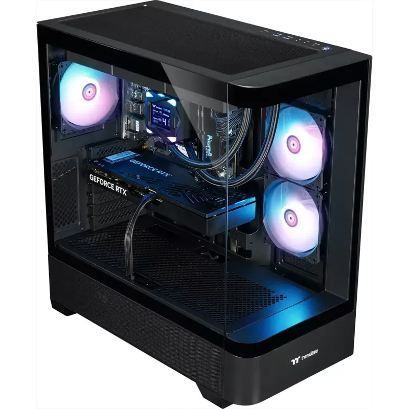 Desktop gaming PC THERMALTAKE FTW V290a 5070 black/transparent, Windows 11 Pro
