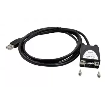 Serial Cable EXSYS EX-1311-2 USB Type-A DB-9 Black 1.8 m