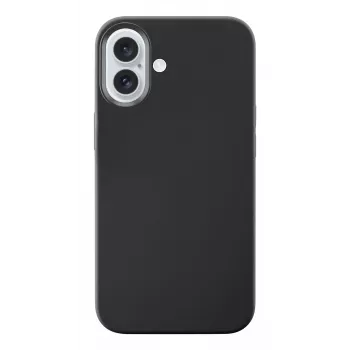 Cellularline Sensation - iPhone 16 Soft-touch silicone case, Cover, Apple, iPhone 16, 15.5 cm (6.1 inch), Black