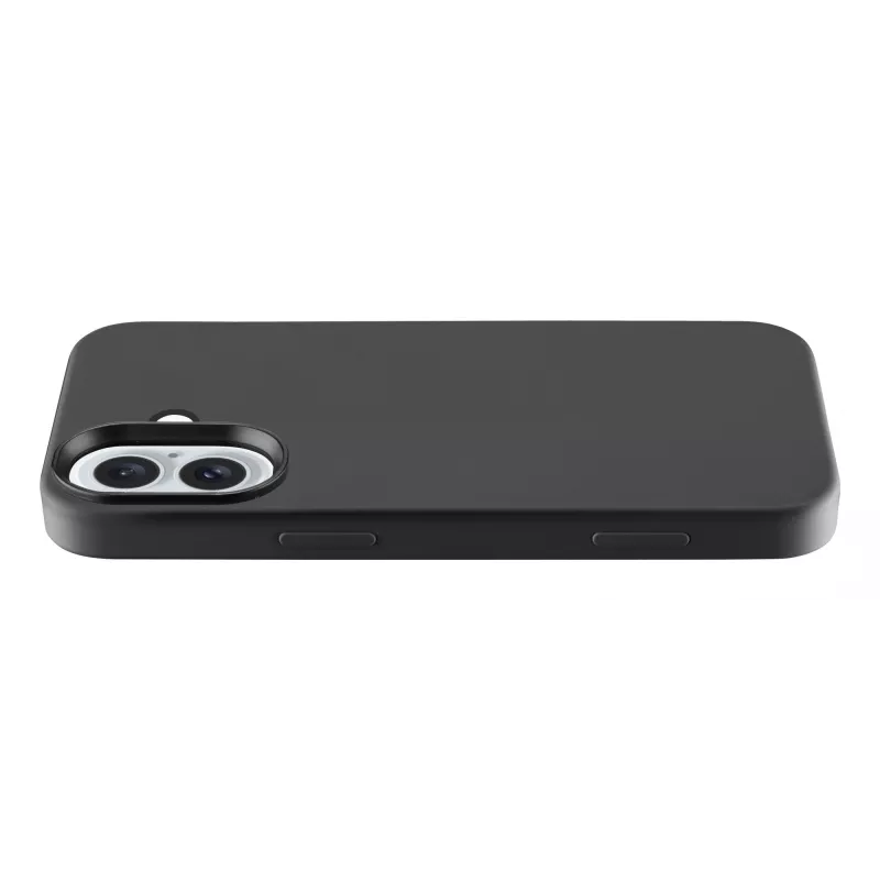 Cellularline Sensation - iPhone 16 Soft-touch silicone case, Cover, Apple, iPhone 16, 15.5 cm (6.1 inch), Black