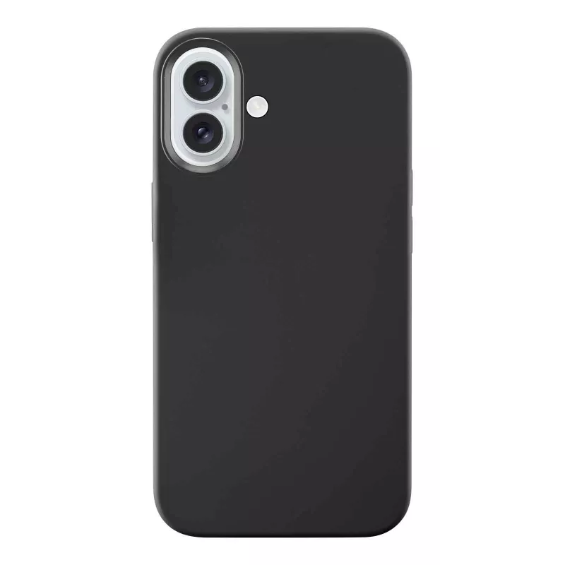 Cellularline Sensation - iPhone 16 Soft-touch silicone case, Cover, Apple, iPhone 16, 15.5 cm (6.1 inch), Black