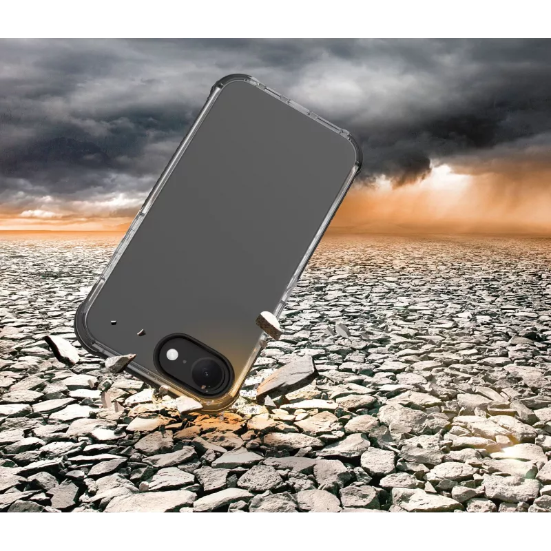 Cellularline Tetra Force Strong Guard - iPhone 16e Ultra-protective, anti-shock flexible case with integrated Microban® antibacterial technology