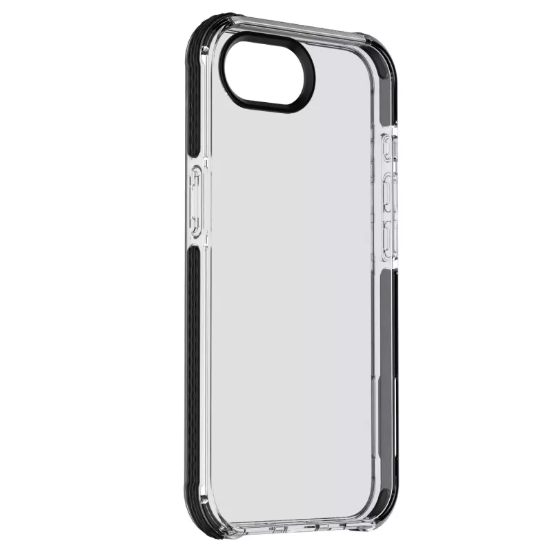 Cellularline Tetra Force Strong Guard - iPhone 16e Ultra-protective, anti-shock flexible case with integrated Microban® antibacterial technology