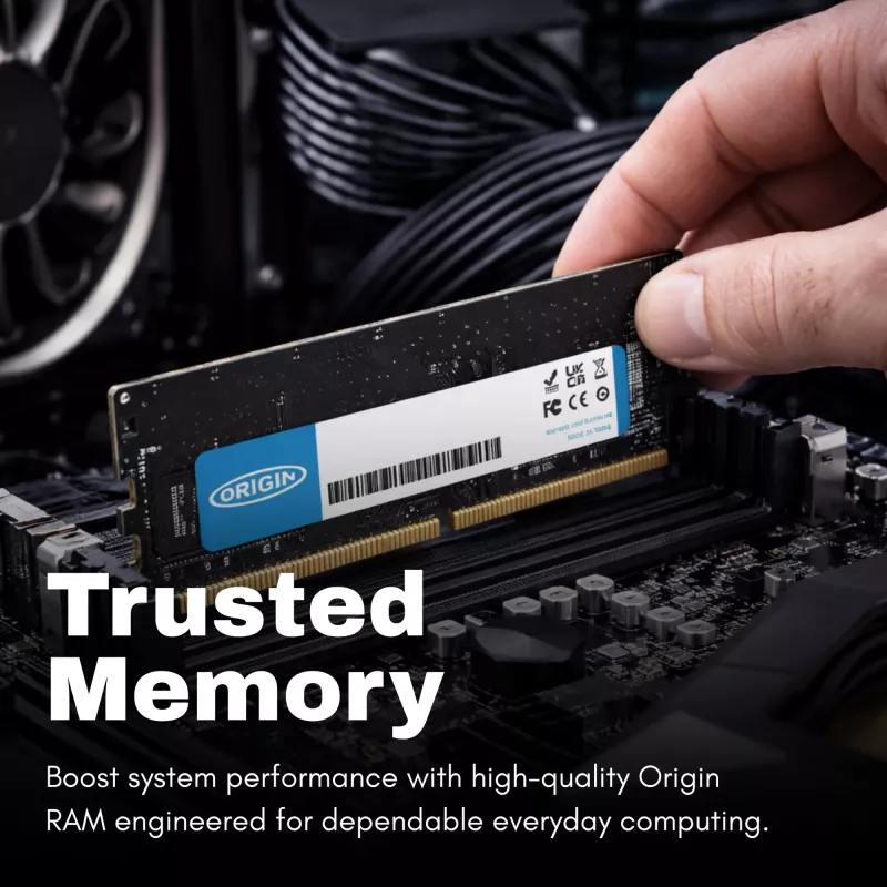 Origin Storage 32GB DDR4 3200MHz SODIMM 2Rx8 Non-ECC 1.2V, 32 GB, 1 x 32 GB, DDR4, 3200 MHz, 260-pin SO-DIMM
