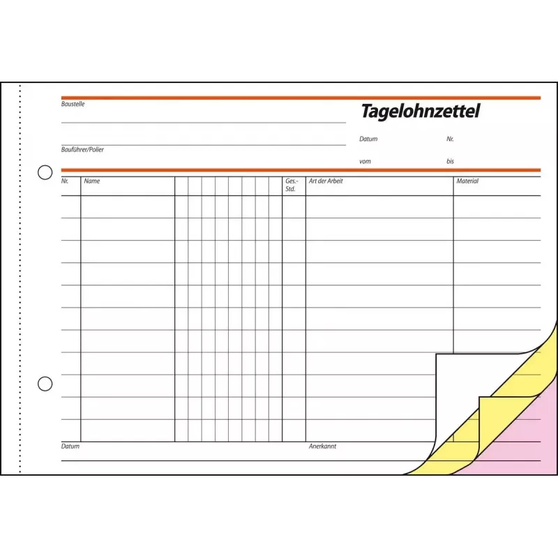 Business form Sigel SD065 Green A5 q 120 sheets