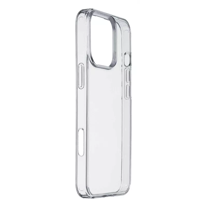 Cellularline Clear Protect - iPhone 16 Pro Max Hard case with rubber edges