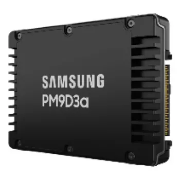 SSD Samsung PM9D3a 1.92 TB 2.5 inch PCIe 5.0 NVMe — 12,000 MB/s read, 3,500 MB/s write