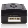 StarTech.com Virtual 7.1 USB Stereo Audio Adapter External Sound Card