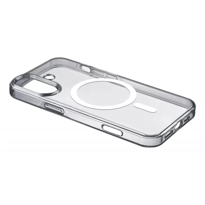 Cellularline Gloss Mag - iPhone 16 Magnetic case for charging and attaching to the MagSafe charger