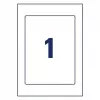 Avery Placard Label Holders A4 Light Grey 22x16cm 5 Labels