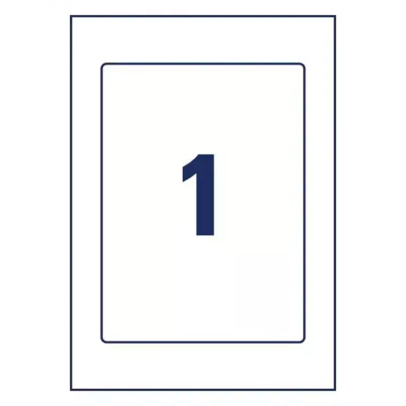 Avery Placard Label Holders A4 Light Grey 22x16cm 5 Labels